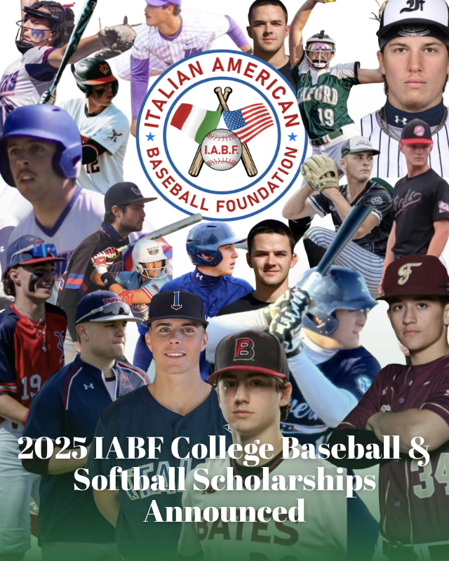 2025 IABF College Baseball and Softball Scholarships Announced
